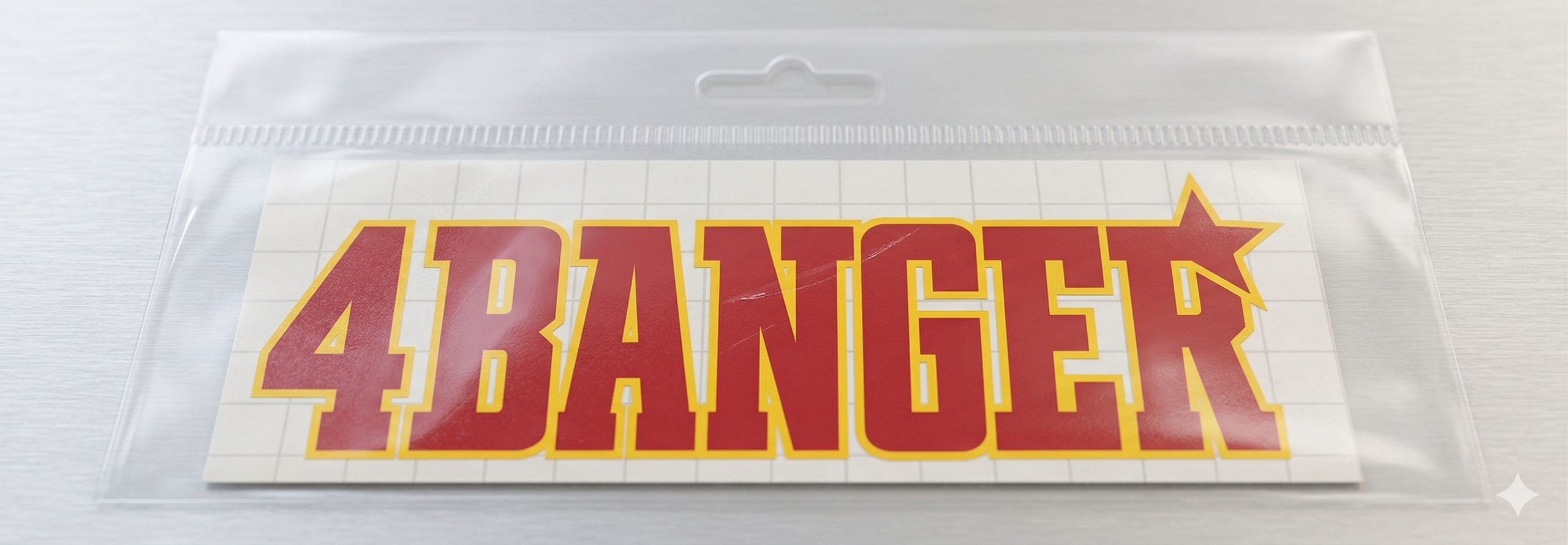 x2 4BANGER Transfer Stickers